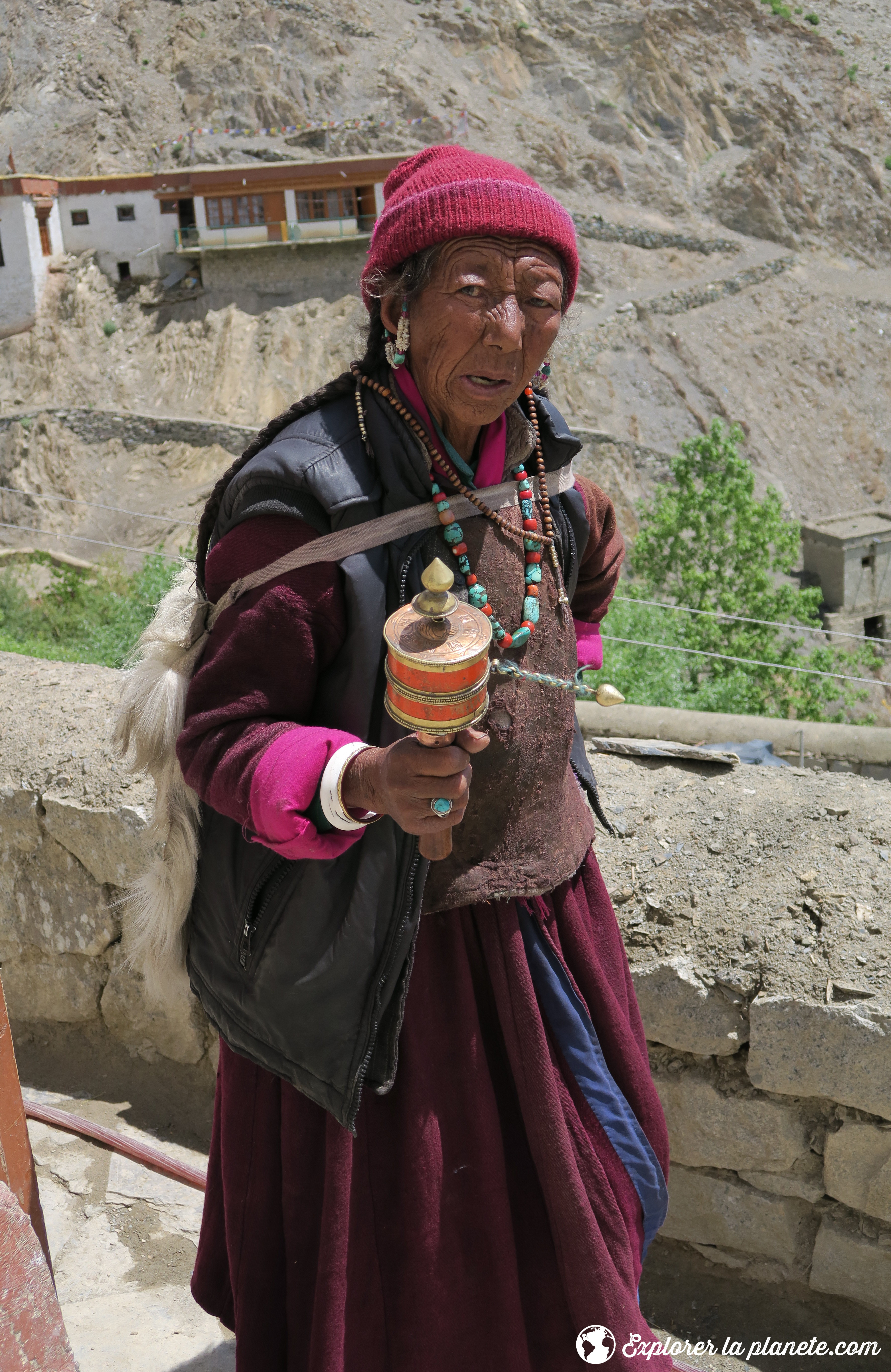 Grande traversee du Zanskar - Moulin à prière à Lamayaru
