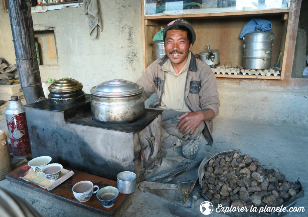 Grande traversee du Zanskar - cuisine de Gongma