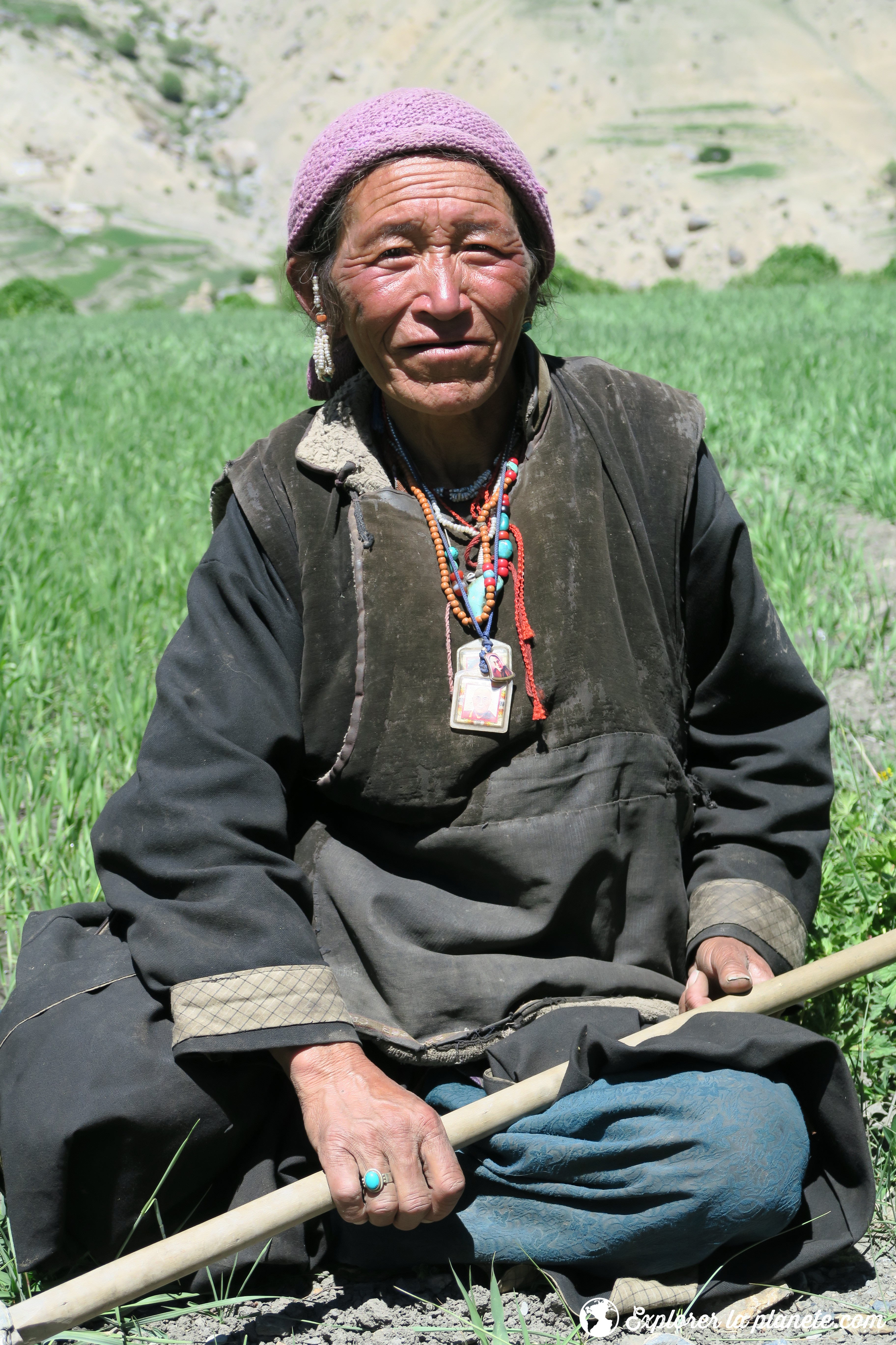 Grande traversee du Zanskar - Femme de Lingshed 1