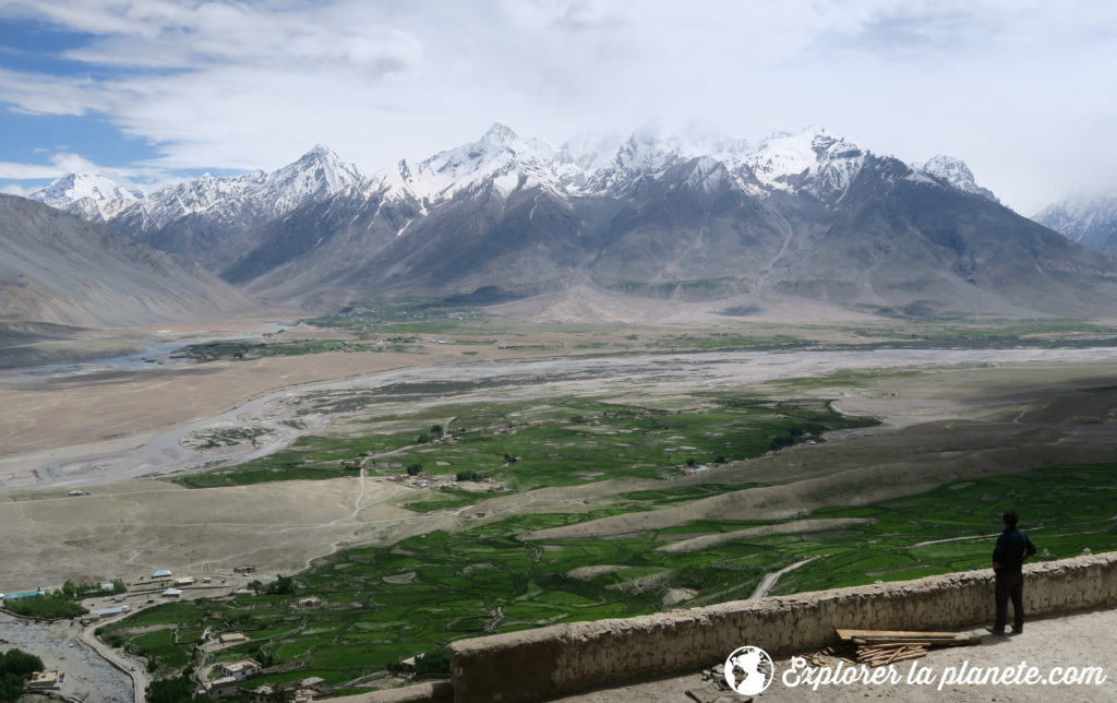 Grande traversee du Zanskar - Vue du monastère de Karsha