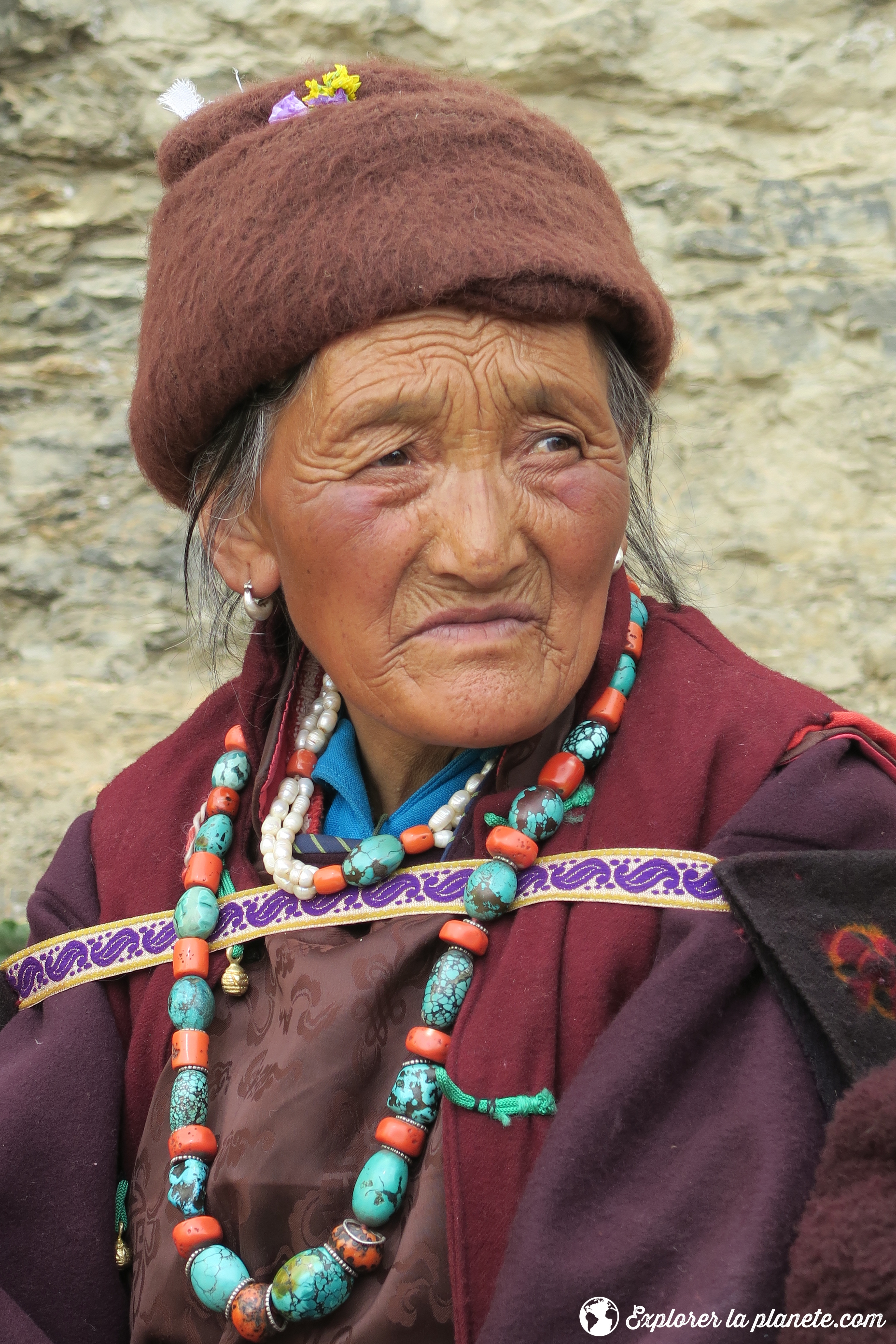 Trek-Zanskar Ladakh-Femme du Zanskar au mariage