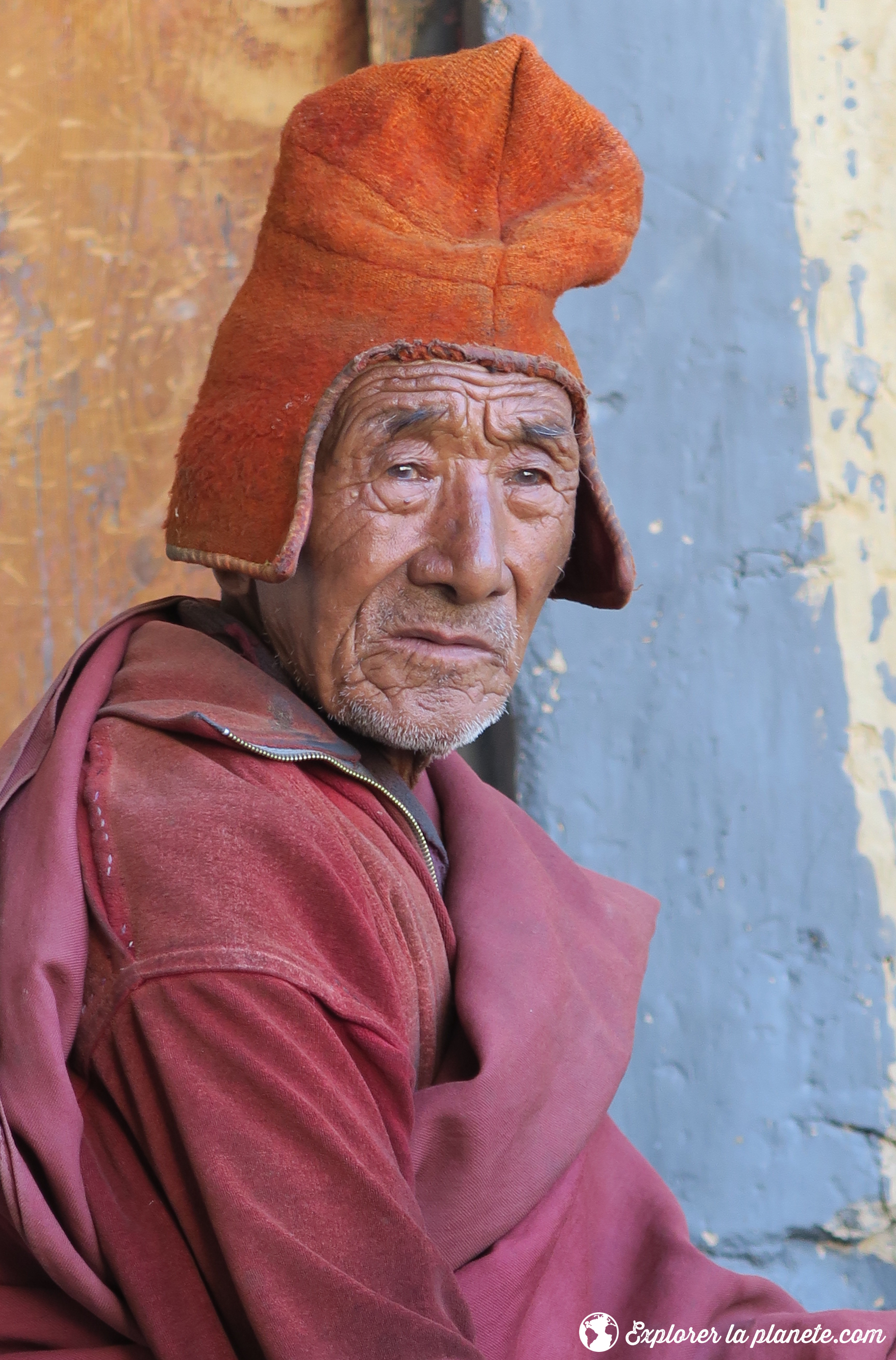 trek-Zanskar Ladakh-Moine au monastère de Phuktal 5