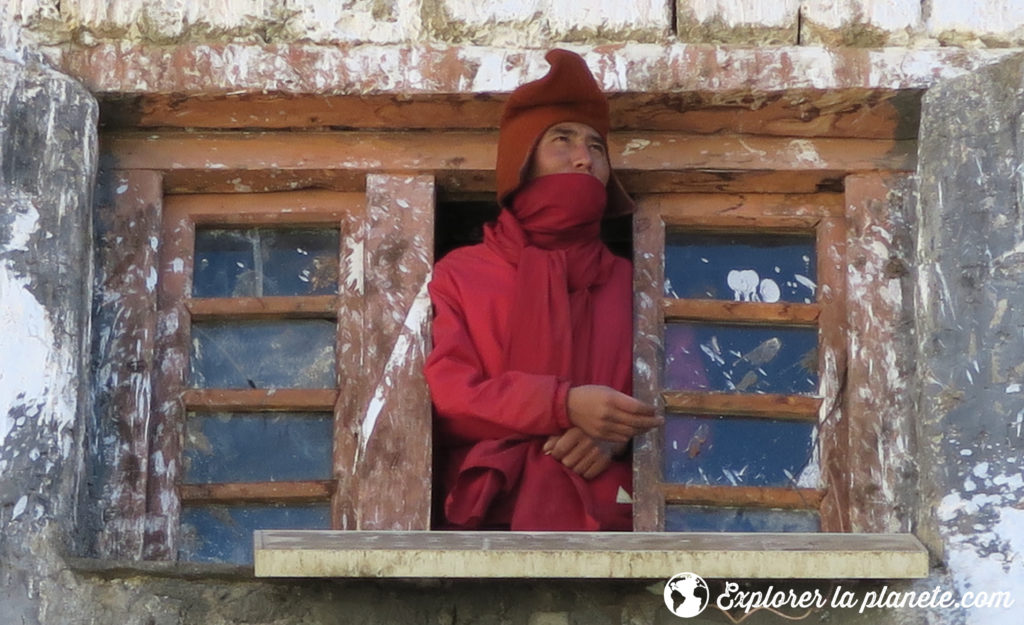 trek Zanskar Ladakh-Moine au monastère de Phuktal 6