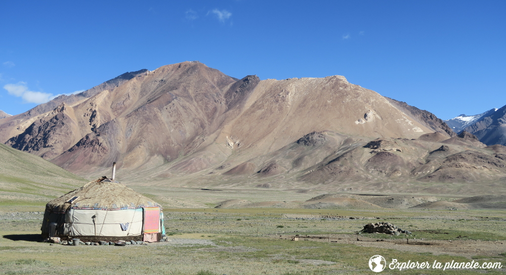 Une yourke kirghize dans la vallée de Pshart.