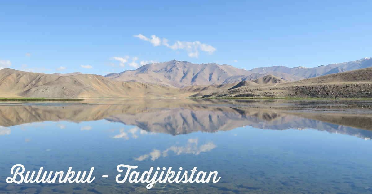 Le lac Bulunkul au matin Tadjikistan
