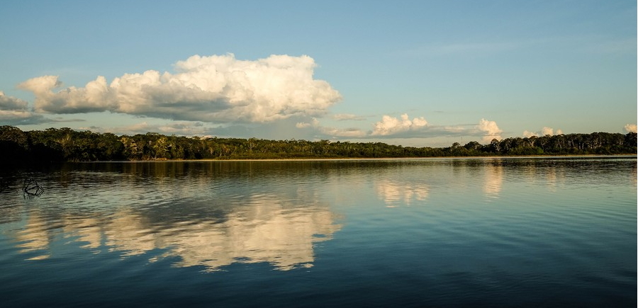 Lagon de puesto narino en Colombie