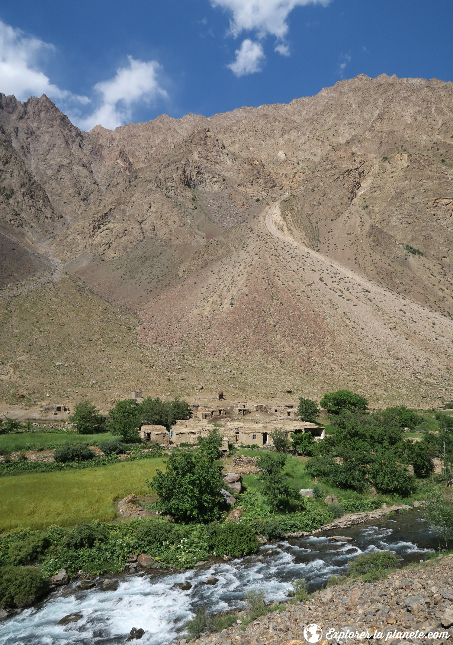 Village de Gisez au Tadjikistan
