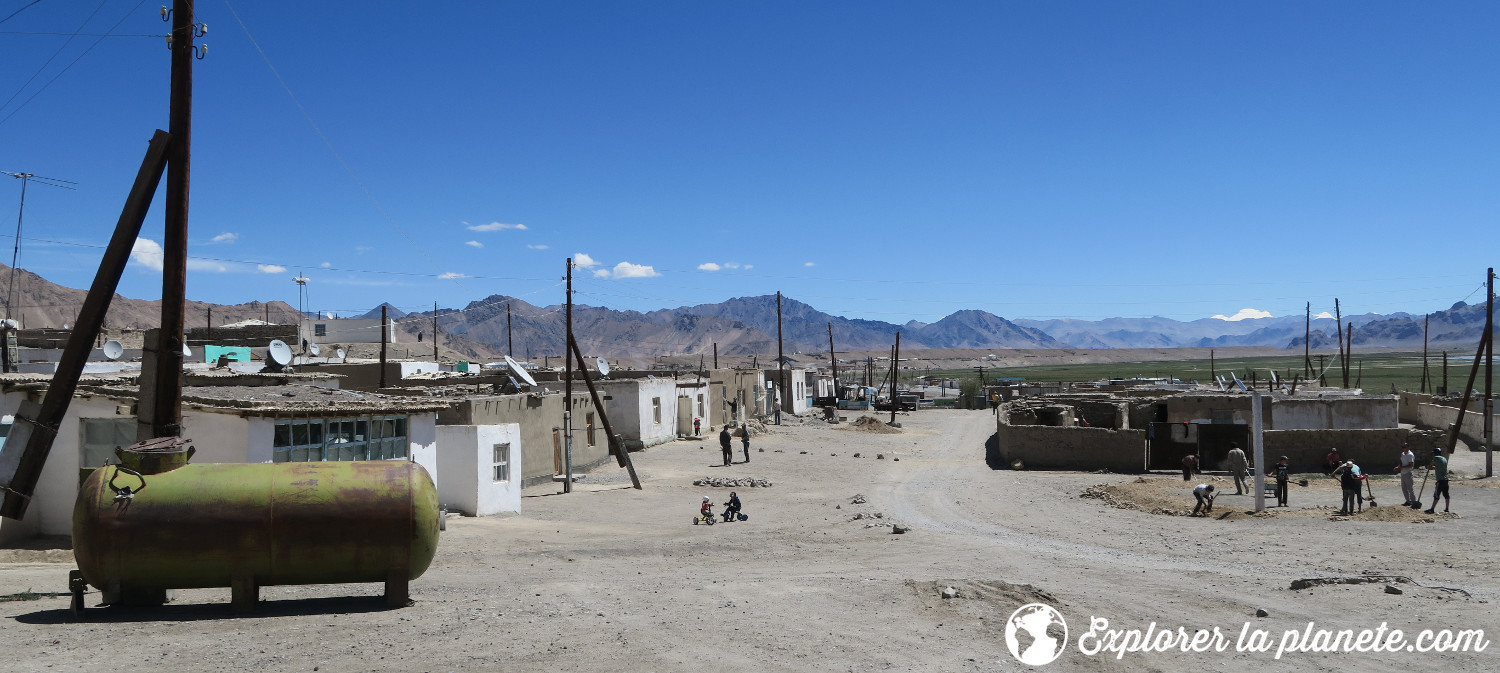 Village de Murghab dans le Pamir.