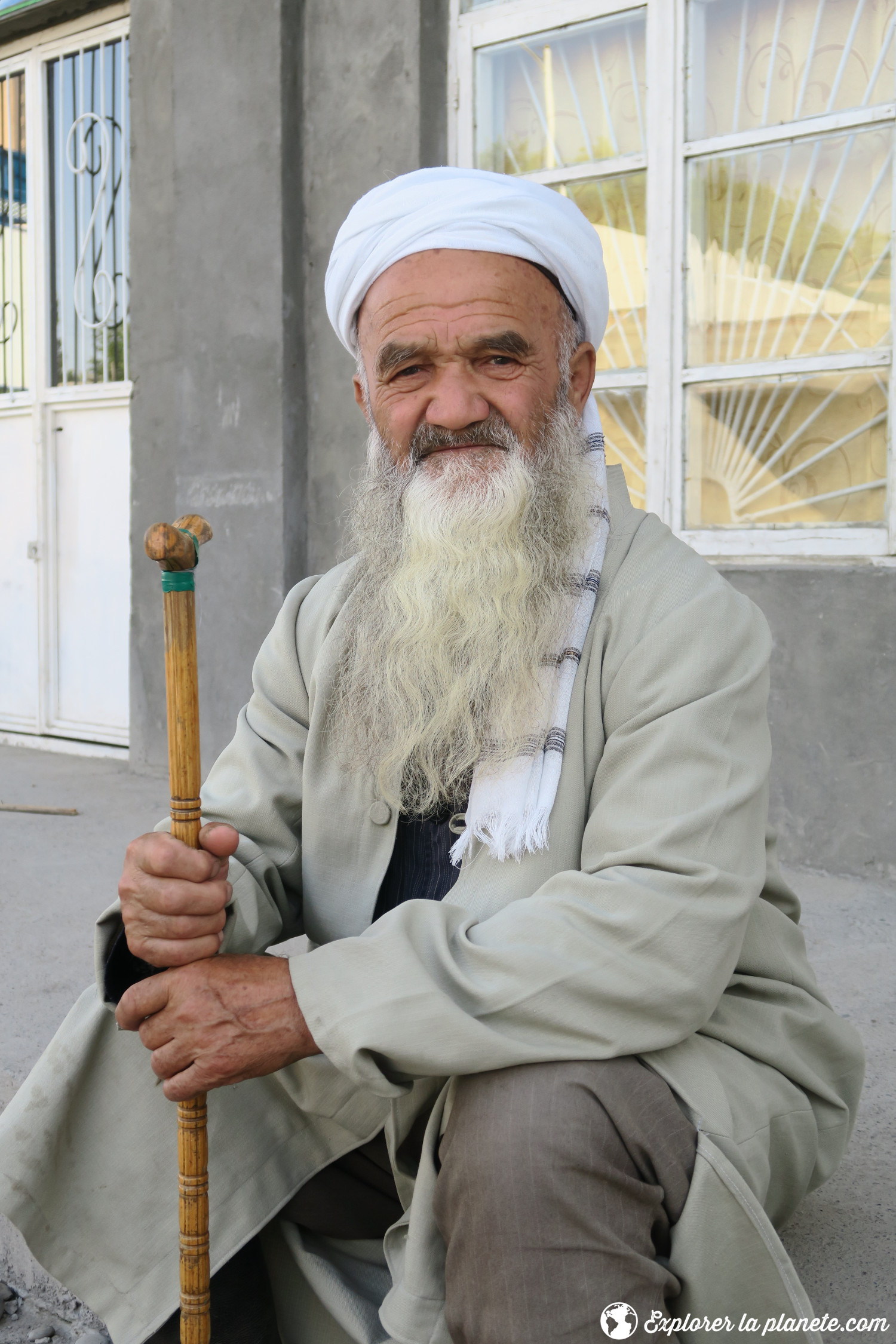 Vieille homme barbu.