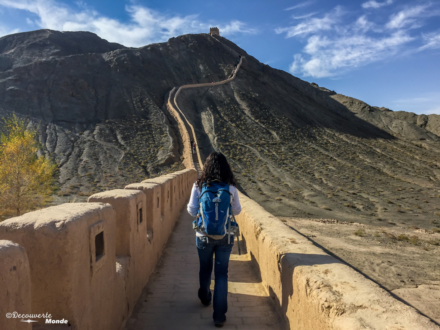 Muraille de Chine au Gansu destinations en dehors des sentiers battus