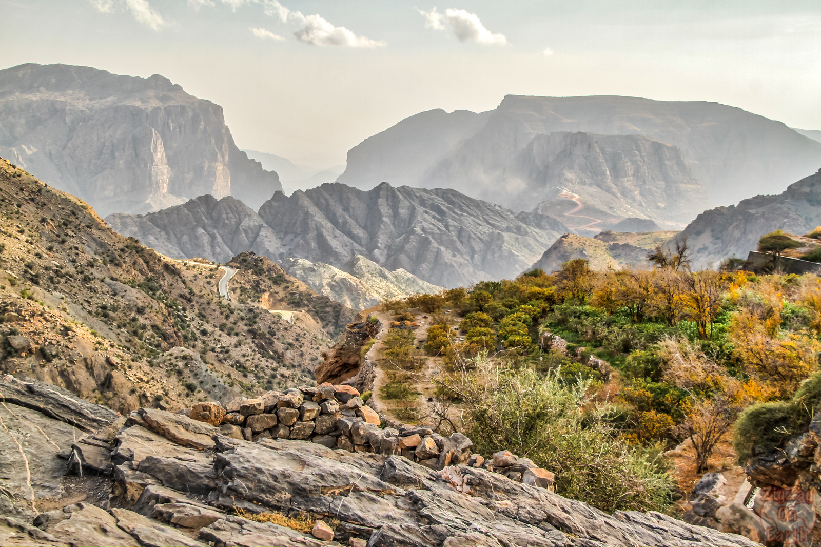 Montagnes de Jebel Al Akhdar destinations en dehors des sentiers battus
