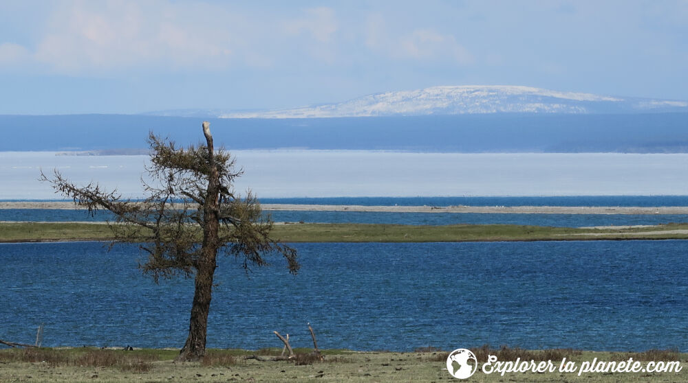 Le lac Khövsgöl, immense réserve d'eau douce au Nord de la Mongolie.