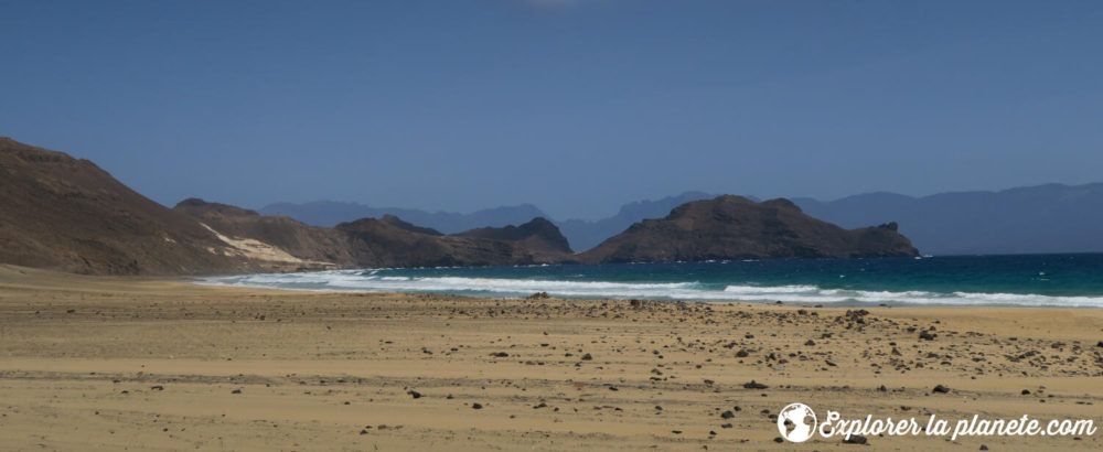 Une plage sur l'île de Sao Vicente pas très loin de Mindelo.