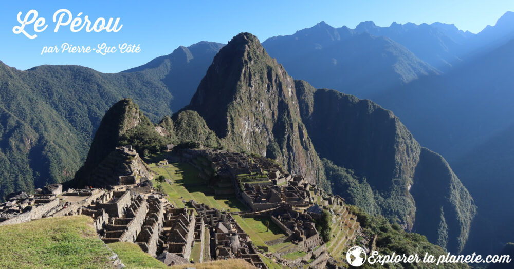 Conférence sur le Pérou avec une image du Machu Picchu